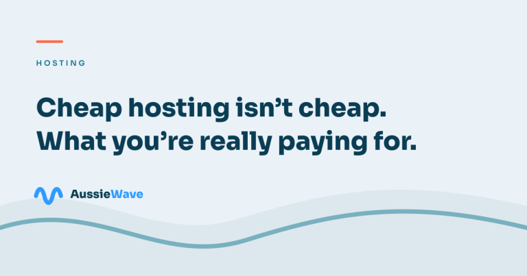 Article header: cheap hosting isn't cheap — what you're really paying for